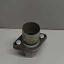 Exhaust Oval Flange QuickFix Repair Pipe Kit w/Gasket & Hardware Universal 2.25" ID 2 Bolts