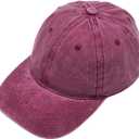 Baseball Cap Soft Cotton Plain Washed Vintage Comfort Unstructured Low Profile Dad Hats (White)