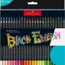 Faber-Castell Black Edition Colored Pencils, Classic 1 Count (Pack of 50)