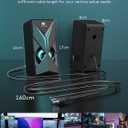 OROW 10W RGB Computer Speakers with Volume Control, Colorful LED Gaming Speakers for PC/Desktop/Laptop/Monitor, 3.5mm Aux Input, Lights On/Off Option (S201)