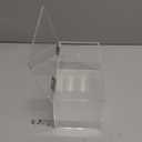 Face Towel Holder Box for Rectangular Face Wipes, Disposable Facial Towels Container, Clear