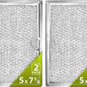 Microwave Grease Filter Replacement 7.625" x 5" for G.E Fri.gi.daire 5304464105 5304517871 WB06X10608 5304509444 Microwave Vent Filter (2-Pack) - BY AMI PARTS