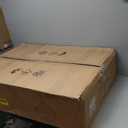 48 Inch Large Gold Wagon Wheel Chandelier with Clear Glass Shade 2 Tier 24-Lights Round Pendant Light Farmhouse Industrial Chandeliers Dining Room Light Fixture for Stair Living Room Foyer