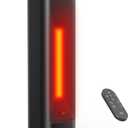 24" Space Heater Indoor, JRD Fast Portable Room Heater with Remote, Night Light, 80 Oscillation,4 Mode, Overheat&Tip-Over Protection, Electric Heaters for Large Room, Bedroom