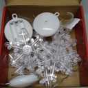 [Timer] Christmas Window Decorations, 3 Pack Snowflake Christmas Window Lights with Suction Cup, Hanging LED Battery Operated Xtmas Lights Indoor Xmas Tree Fireplace Home Party Decor