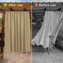 BOXOB 16pcs Outdoor Curtain Weights, Metal Resin Windproof Waterproof All Weather Drapery Weights Ball Heavy Outdoor Secure Your Drapery Anchors Clip for Tablecloth Cover Flag Shower Liner