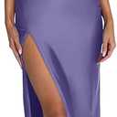 Memoriesea Women's Sexy Spaghetti Strap Bodycon Cowl Neck Party Cocktail Maxi Dress
 XL