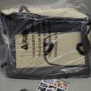 FREESOO Black Beige Car Seat Covers Full Set - Faux Nappa Leather Seat Covers for Cars, Luxury Breathable Waterproof Front Seats with Lumbar Support and Back Seat Cover, Fit for Sedans SUVs Pick-ups