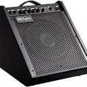 Coolmusic Electric Drum AMP 100-Watt Electronic Drum Amplifier DM100 Keyboard Speaker with Wireless Audio Connection, with 3-Band EQ and DI Out Black