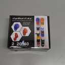 Perfect Curve Hat Organizer Cap Rack FAV | Hat Racks | Hold up to 40 caps | Over Door Organizer for Baseball Hat | Fitted & Adjustable Caps & Visors | Door Slam Proof | 2 Straps | White