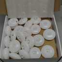 Homemory 48 Pack 3” Flameless Led Floating Candles, 200 Hour White Battery Operate Waterproof Tealights for Cylinder Vases, Centerpieces at Wedding Decor, Party, Pool