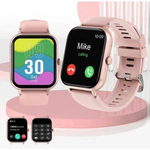 2024 Smart Watch for Men and Women, Fitness Tracker with Heart Rate Monitor, GPS, Waterproof, Compatible with iOS & Android (Salmon Pink) 2024 Smart Watch for Men and Women, Fitness Tracker with Heart Rate Monitor, GPS, Waterproof, Compatible with iOS & Android (Salmon Pink)