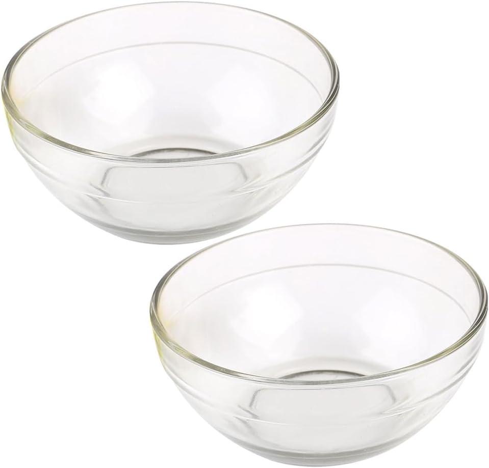 Face Mask Mixing Bowls - Non-Stick Esthetician Bowls - Glass Mixing Tool for DIY Skincare, Clay Masks, Hair Color, Esthetician Supplies Pack of 2.