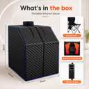 Infrared Sauna Box for Home, Portable Dry Sauna for Relaxation