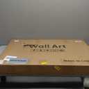 Large Framed Abstract Nature Landscape Wall Art for Living Room, Set of 3 Modern Canvas Prints Paintings Artwork for Walls, Green Lake Pictures for Hallway, Dining Room, Office Wall Decor 24x36 Inch