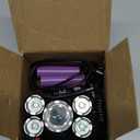 JIMEJV USB Rechargeable Headlamp 12000 Lumen Ultra Bright LED Work Headlight, 4 Modes Waterproof Head Lamp Best Headlamps for Adults, Camping, Outdoors & Hard Hat Work Zoomable Headlight (Sliver)