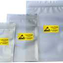 Premium ESD Shielding Bags, 120pcs Mixed Sizes Anti Static Resealable Bags for 3.5 & 2.5 Devices