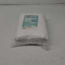 POLYTE Microfiber Oversize Quick Dry Lint Free Bath Towel, 60 x 30 in, 4 Pack (Waffle Weave) (White)