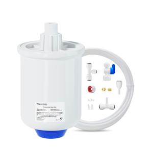 Waterdrop PMT Small Water Pressure Tank, RO Pressure Tank for All Tankless Reverse Osmosis System, Mini Reverse Osmosis Storage Tank Fits All 1/4" Water Tubing, Small Water Tank for G3, G2, D6, PD600