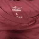 Trendy Queen Womens Long Sleeve T Shirts Fall Fashion 2025 Basic Crop Tops Going Out Outfits Y2k Clothes (Large, Wine Red)