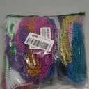 Huskein 200PCS Mardi Gras Beads, 33" Bead Necklace, Colorful Mardi Gras Accessories, Women Men Party Beads Parade Throws Bulk for Christmas Pirate Baby Shower Carnival Birthday Party Supplies Decor