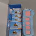 QuTZ Phonics Learning Toy for Preschool Kids  Talking Flash Cards with Sound Machine, Word Blending & Math Games  Educational Reading & Counting Activity Set 4-8 (Blue)