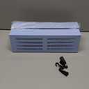 HuggieGems 4 Pack Magnetic Spice Storage Rack Organizer for Refrigerator and Oven, Blue Fridge Organizers and Storage