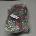 4 Pieces 9" Christmas Candle Ring Wreath Artificial Berries Pine Candle Ring Holder Christmas Wreath Rings for Xmas Home Dining Table Centerpieces Decor