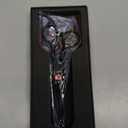 PURPLEBIRD 6 Inch Hair Cutting Shears Kids Safety Rounded Tips Hair Scissors Professional Hairdressing Haircut Salon, Barbers, Children, Baby and Personal Home Usage, Japanese Stainless Steel Black