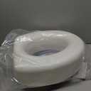 AquaSense 770-610 4 Inch Portable Raised Toilet Seat Riser, Elevated Toilet Seat for Seniors