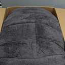 Thick Camping Sleeping Pad Soft Lamb Fluff Camping Cot Pads for Adults, Lightweight Foldable Sleeping Mat, NonSlip Camping Mattress Pad for Travel Backpacking Hiking Car Tent Home Office Nap Dark Grey