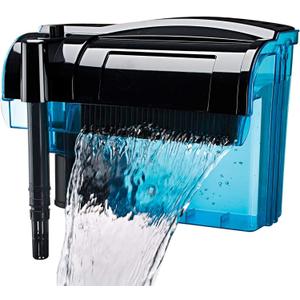 Penn-Plax Cascade 300 Power Filter  Hang-On Filter with Quad Filtration  Great for Freshwater and Saltwater Setups