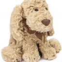 WEIGEDU Poodle Puppy Goldendoodle Stuffed Animal, Adorable Toy Dog Labradoodle Plush for Kids Boys Girls Birthday Easter Nursery Bedtime Gift, 11.8 Golden