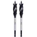 Wood Drill Bit 13/16 in. x 6-1/2 in. x 2Pcs Auger Drill Bits for Wood with 1/4 Inch Quick Change Hex Shank