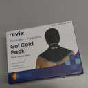 REVIX Neck Ice Wrap Ice Pack for Neck and Shoulders, Therapy for Promoting Flexibility and Mobility, Hot Cold Gel Packs Reusable for Post-Workout, Black