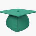 Unisex Adult Matte Graduation Cap with Tassel Year Charm 2025 Pack of 2