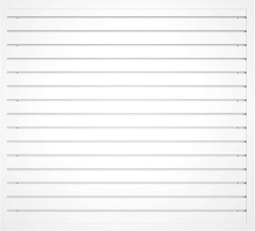 NeatiEase Slatwall Panel Wall Storage Systems, 4 x 4ft Slat Wall Paneling Garage Wall Organizer, Heavy Duty Wall Mounted PVC Wall Rack (White)