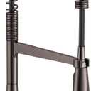 Moen Sleek Black Stainless One-Handle Touchless High Arc Pulldown Kitchen Faucet, Modern Spring Kitchen Sink Faucet with Pulldown Sprayer Head and Wave Motion Sensor, 5925EWBLS