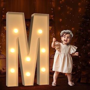 Tongjoy 3FT Marquee Light Up Letters for Baby Shower Party Backdrop Decor, Marquee Letters for Birthday Wedding Engagement Party Decorations