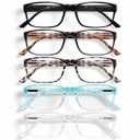 Gaoye Professional Reading Glasses for All Day - Computer Readers with Blue Light Protection - Value Pack, Magnification Strength: 0.5 x