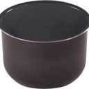 Instant Pot Ceramic Inner Cooking Pot 8-Qt, Non-Stick Coated Interior, Rice Cooker, Cooking Pot for Slow Cooking, Gray