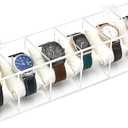Watch Box Case, 6 Slot Watch Organizer Clear Acrylic for Men Women