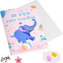 4 x Yungden 3D Printing Drawing Book, Reusable Colorful 40 Patterns 3D Pen Paper Template with a Tranparent Plate, Painting Graffiti Stencil for 3D Pen DIY Creation