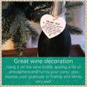 2 x Acrylic Heart Hanging Ornament - 2.4 x 2.2 Inch | Birthday Christmas Holiday Thank You Gifts for Women Friends Family Coworker Classmate (Thank You Being a Part of My Journey)