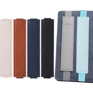 6Pcs Adjustable Pen Holder for Notebook, Elastic Band Pen Holder for Notebook PU Leather Pen Sleeve Pouch Detachable Journal Pencil Holder for Notebook Planners Binders and Books (6 Colors)