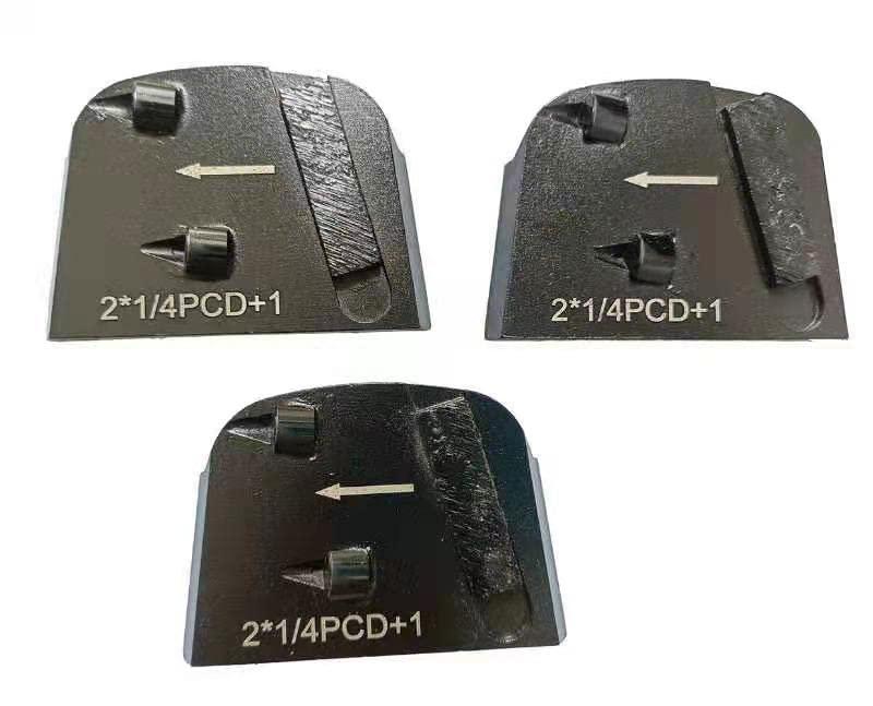 PCD Trapezoidal Disc for Concrete Mastics, Glue, Paint Coating Removal for Lavina Grinding, Black