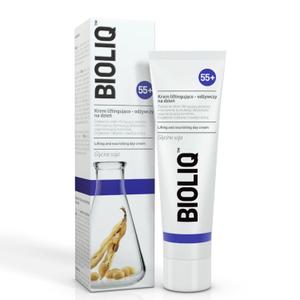 Bioliq - 55+ Lifting and Nourishing Day Cream - Firming and Anti-Wrinkle with Soybean Seed and Wheat Extracts, Hydration and Lifting - 50ml