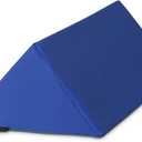 NYOrtho Positioning Wedge 45  Bed Wedge Pillow for Pressure Relief & Alignment  Side Sleeping Support for Elderly, Coccyx, Hip & Spine Stability, Wipeable Non-Slip Cover  17x8x8 in