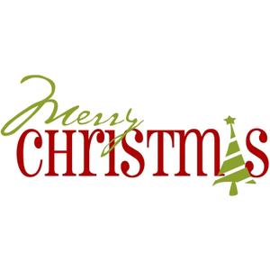 Family Merry Christmas Vibrant Quote Wall Decal Decoration Christmas Holidays Dcor Beautiful Christmas Tree Silhouette Holiday Gift Lasts Years and Easily Removable - Size: 20 in(W) x 10 in(H)