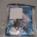 Scnioy Case for iPad 9th Generation iPad Case 9th 8th 7th Generation iPad 10.2 Inch iPad 9th Gen Cover with Screen Protector Pen Holder TabletCases 360° Rotating Stand, Black Blue